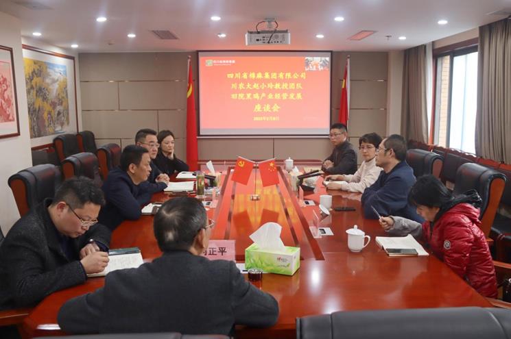 集團(tuán)公司召開與四川農(nóng)業(yè)大學(xué)趙小玲教授團(tuán)隊(duì)舊院黑雞產(chǎn)業(yè)經(jīng)營發(fā)展座談會